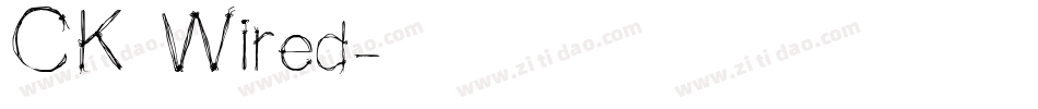 CK Wired字体转换